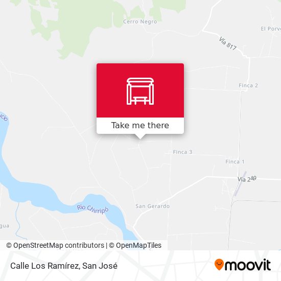 Calle Los Ramírez map