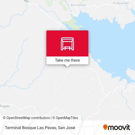 Terminal Bosque Las Pavas map