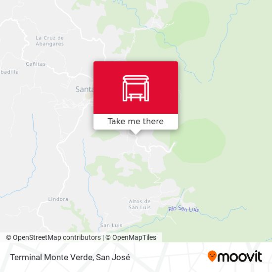 Mapa de Terminal Monte Verde