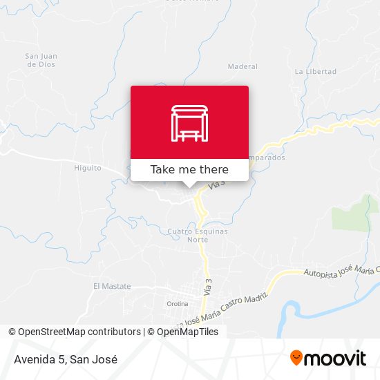 Mapa de Avenida 5