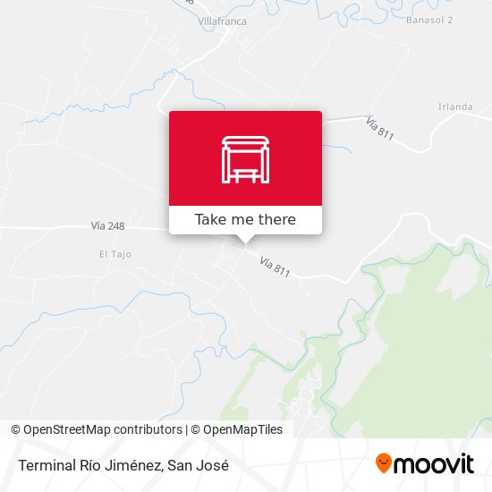Terminal Río Jiménez map