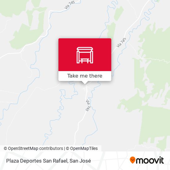 Mapa de Plaza Deportes San Rafael