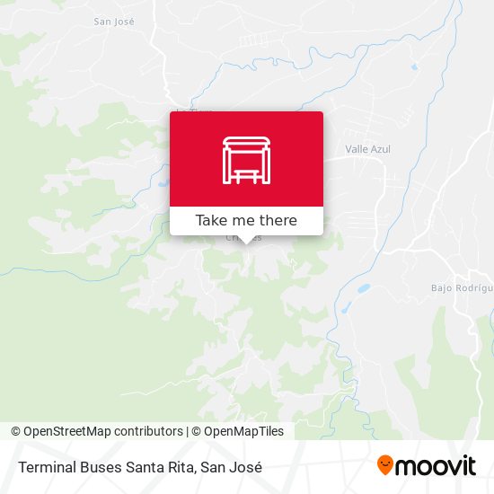 Terminal Buses Santa Rita map