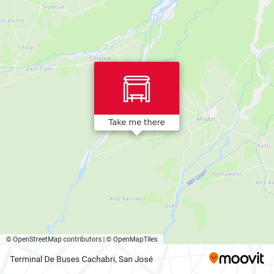 Terminal De Buses Cachabri map