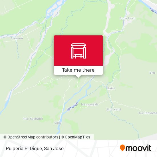 Mapa de Pulperia El Dique