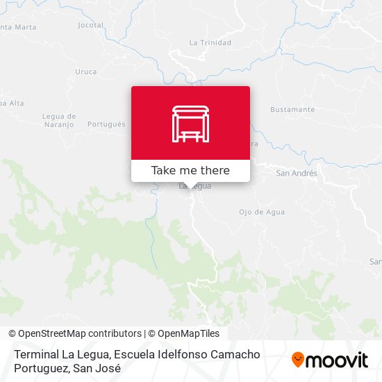Mapa de Terminal La Legua, Escuela Idelfonso Camacho Portuguez