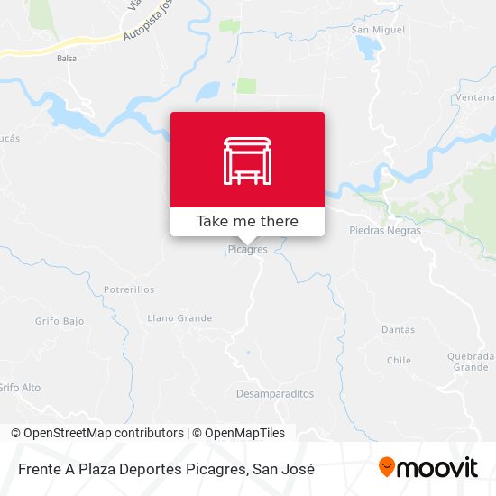 Mapa de Frente A Plaza Deportes Picagres