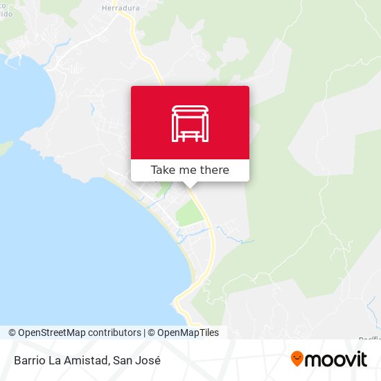 Mapa de Barrio La Amistad