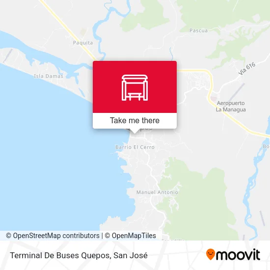 Terminal De Buses Quepos map