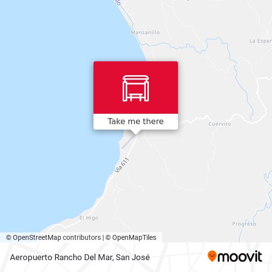 Aeropuerto Rancho Del Mar map