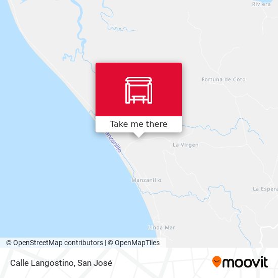 Mapa de Calle Langostino