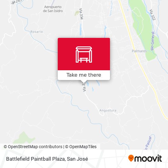 Mapa de Battlefield Paintball Plaza