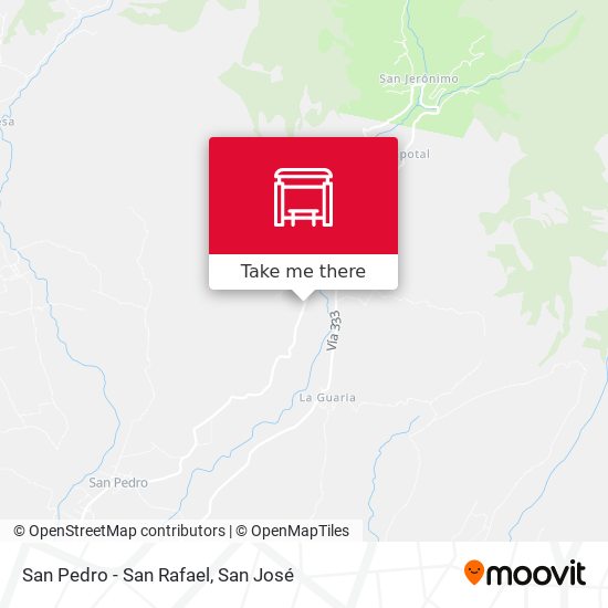 Mapa de San Pedro - San Rafael