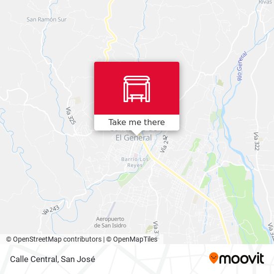 Mapa de Calle Central