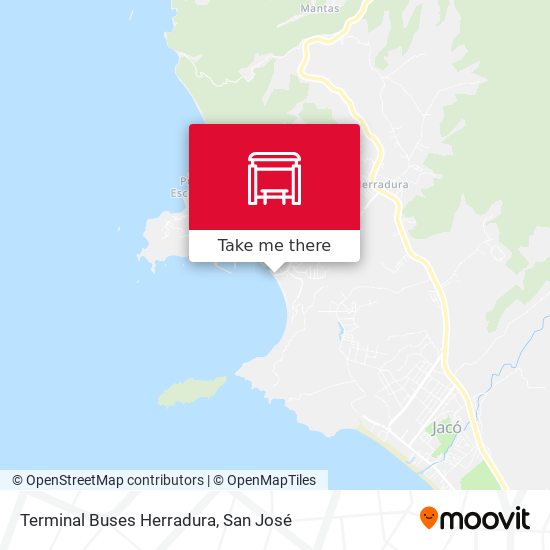 Terminal Buses Herradura map