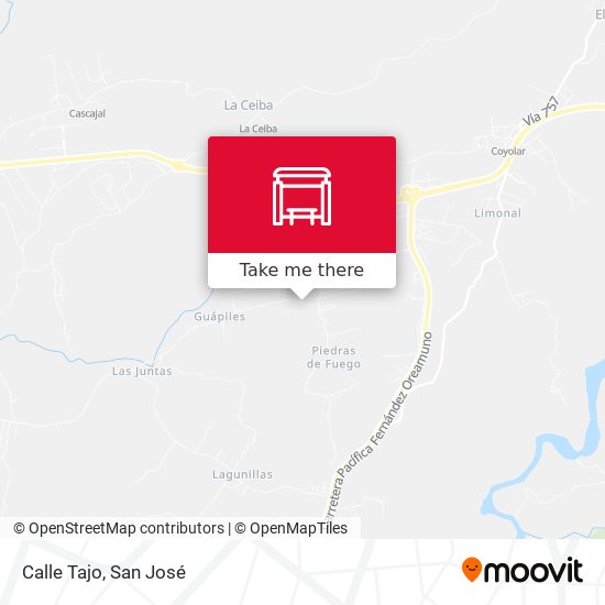 Mapa de Calle Tajo