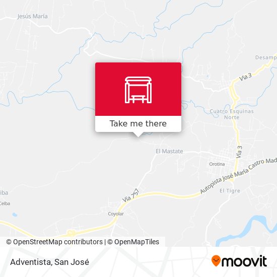 Mapa de Adventista