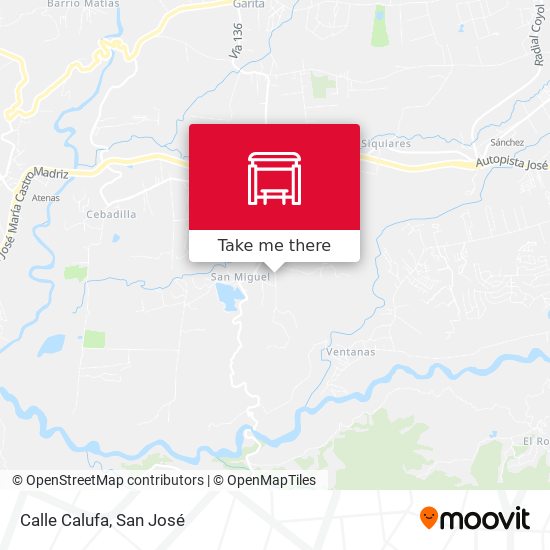Mapa de Calle Calufa
