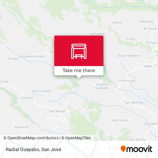 Mapa de Radial Guayabo