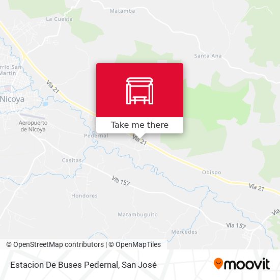 Estacion De Buses Pedernal map