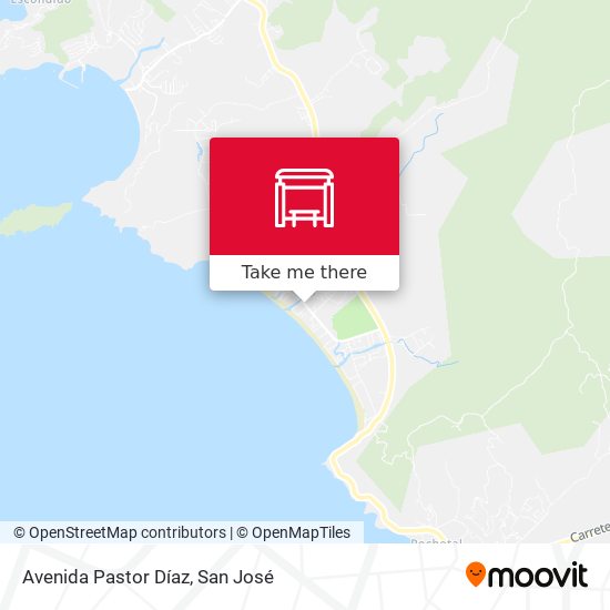 Avenida Pastor Díaz map