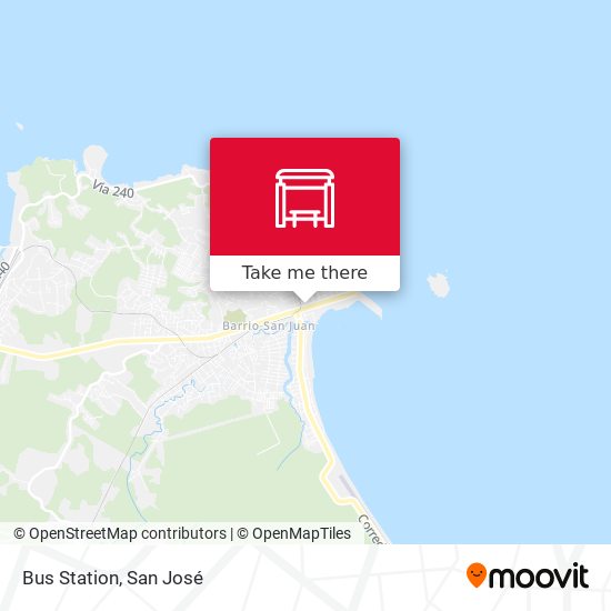 Mapa de Bus Station