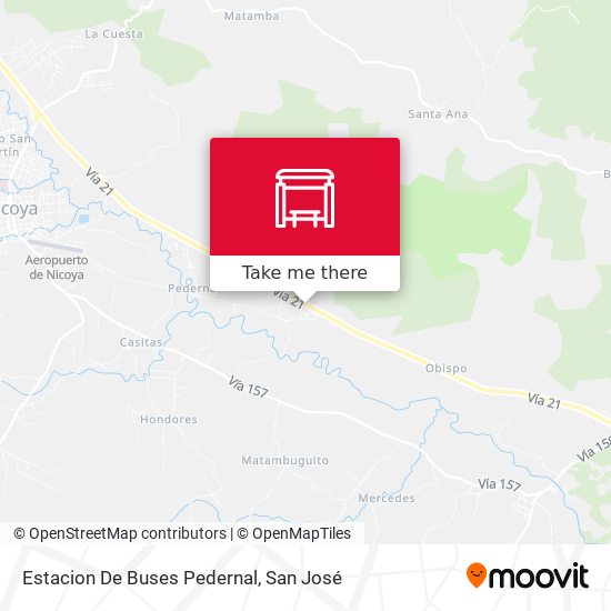 Estacion De Buses Pedernal map