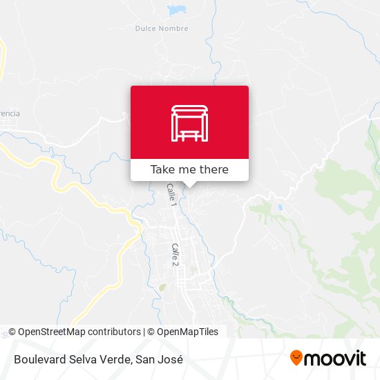 Boulevard Selva Verde map