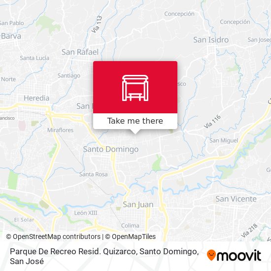 Mapa de Parque De Recreo Resid. Quizarco, Santo Domingo