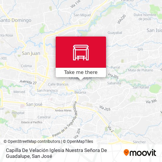 Capilla De Velación Iglesia Nuestra Señora De Guadalupe map