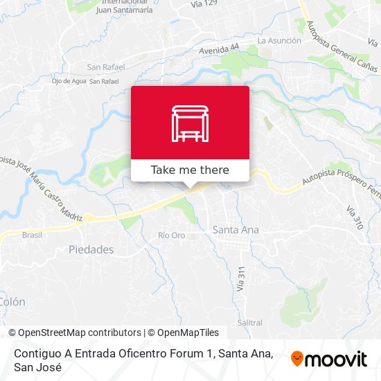 Contiguo A Entrada Oficentro Forum 1, Santa Ana map