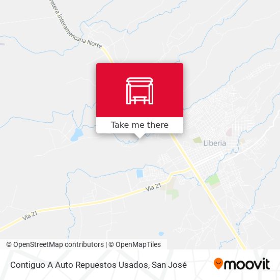 Mapa de Contiguo A Auto Repuestos Usados