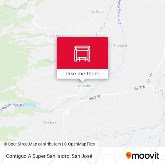 Contiguo A Super San Isidro map