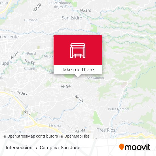 Mapa de Intersección La Campina