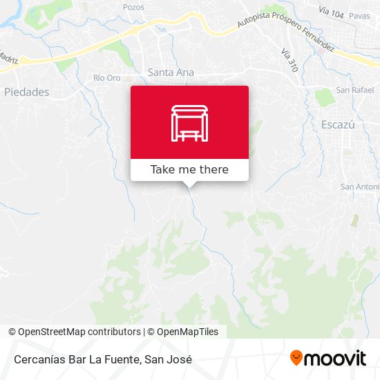 Cercanías Bar La Fuente map