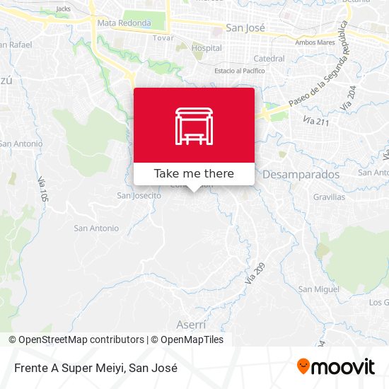 Mapa de Frente A Super Meiyi