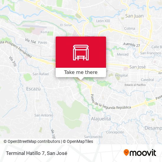 Terminal Hatillo 7 map