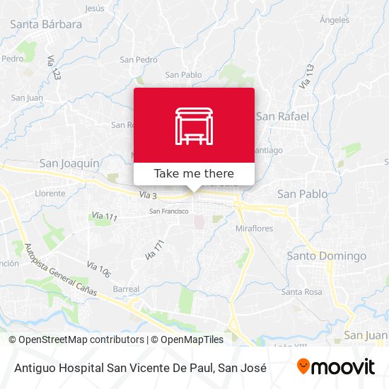 Antiguo Hospital San Vicente De Paul map