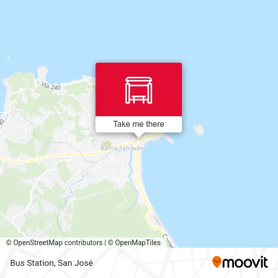 Mapa de Bus Station