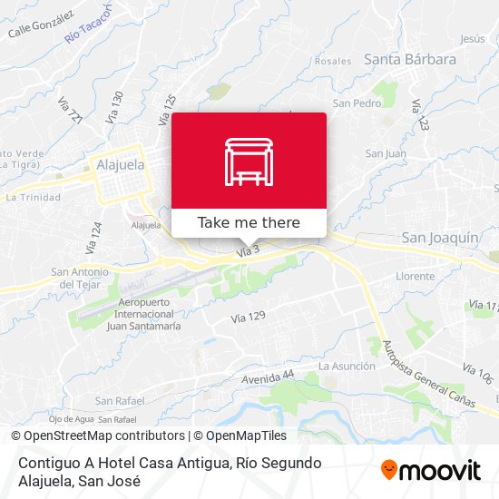 Contiguo A Hotel Casa Antigua, Río Segundo Alajuela map