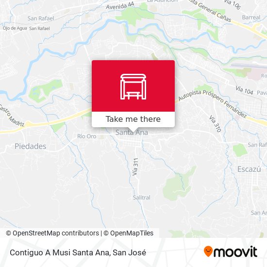 Contiguo A Musi Santa Ana map