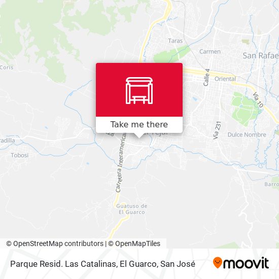 Mapa de Parque Resid. Las Catalinas, El Guarco