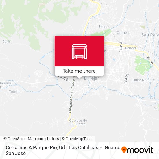 Cercanías A Parque Pío, Urb. Las Catalinas El Guarco map
