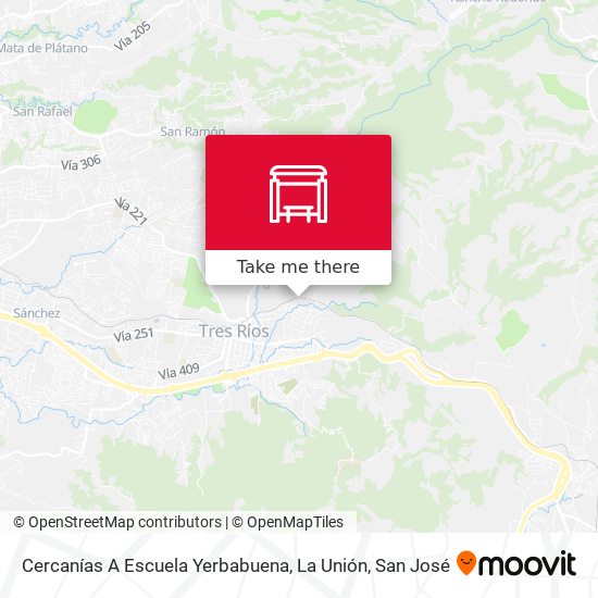 Cercanías A Escuela Yerbabuena, La Unión map