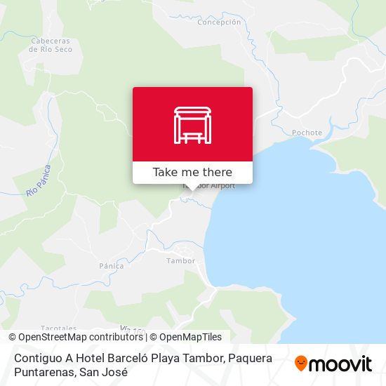 Contiguo A Hotel Barceló Playa Tambor, Paquera Puntarenas map