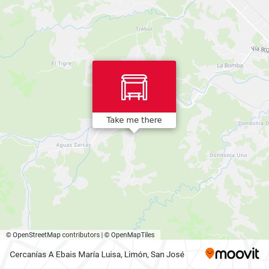 Cercanías A Ebais María Luisa, Limón map