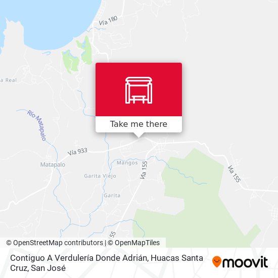 Mapa de Contiguo A Verdulería Donde Adrián, Huacas Santa Cruz
