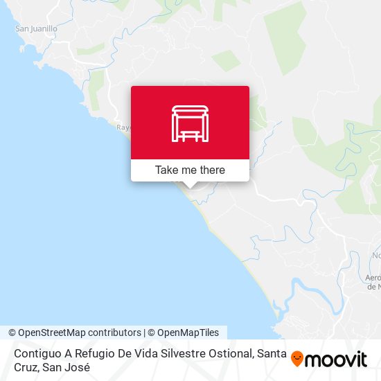 Contiguo A Refugio De Vida Silvestre Ostional, Santa Cruz map