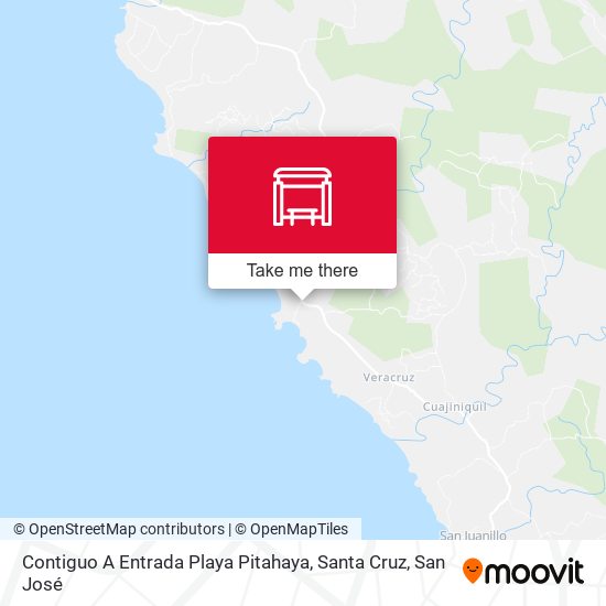 Contiguo A Entrada Playa Pitahaya, Santa Cruz map
