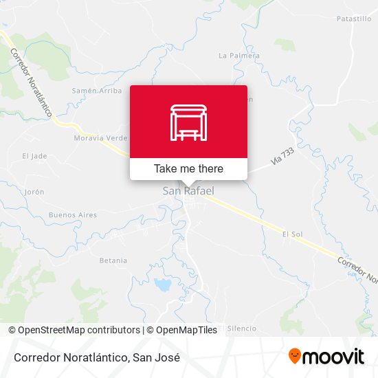 Corredor Noratlántico map